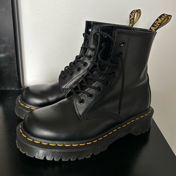 Dr. Martens Shoes - Doc Marten 1460 Leather Platform Boots